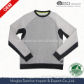 men`s casual pull over,cotton polyester sport top,long sleeve sports wear